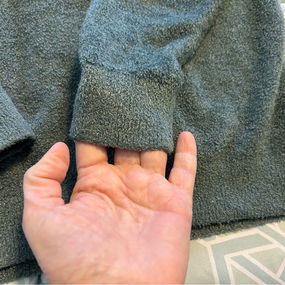 Barefoot Dreams Cozy Chic Lite Ribbed Collar Pullover - Picture 8 of 8